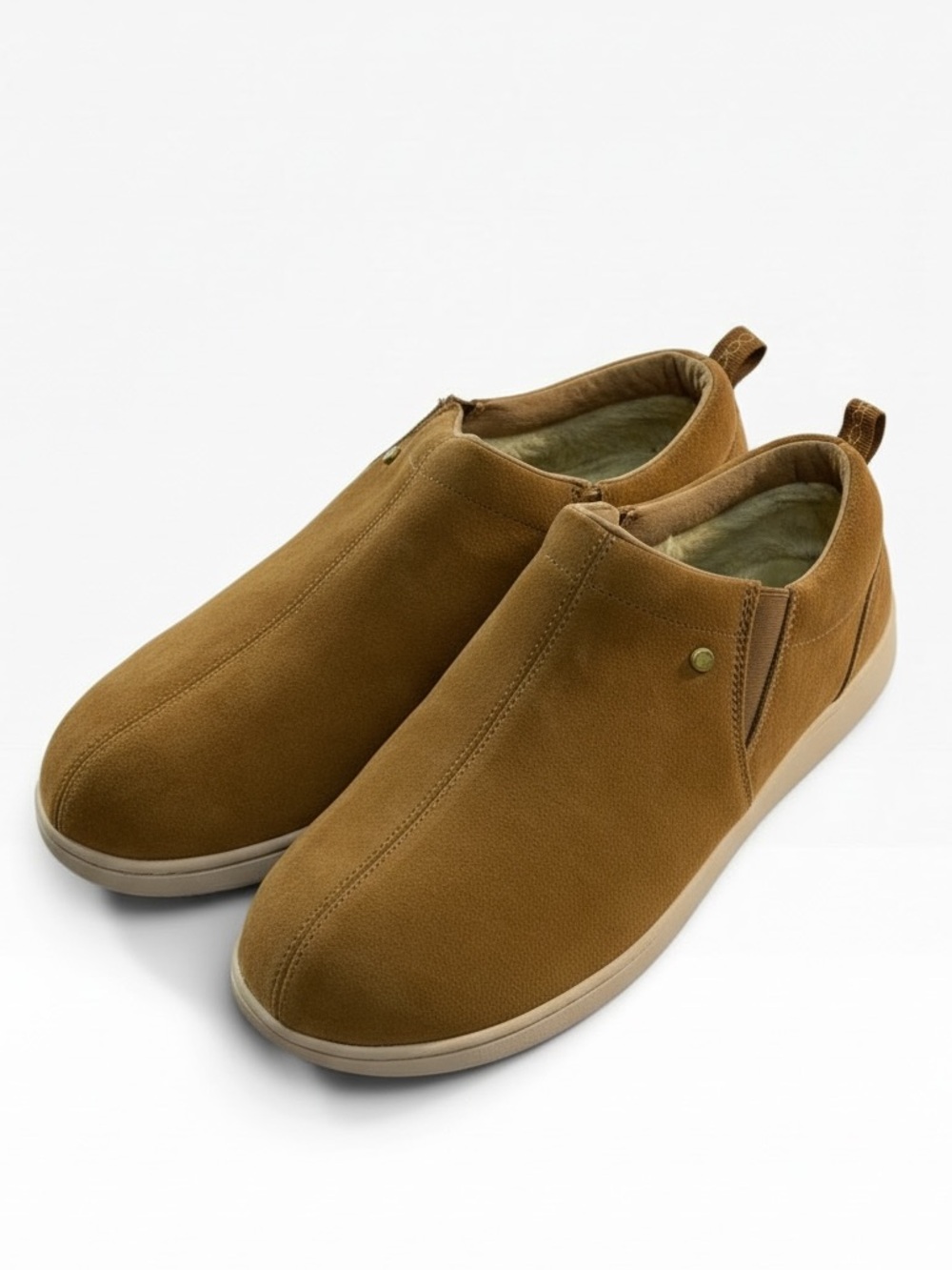 Architech Camel Tan Suede Shoes Mens Size 12.5 Bonus Good Feet Arch Support